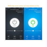 Настенный сенсорный WIFI диммер с регулировкой и подсветкой на 220 Вольт для Ewelink среда Sonoff от KINGART