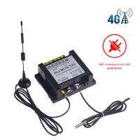 4G GSM контроллер DL2-WLTE-T на 2 канала (30А, контроль температуры) с мобильным приложением от WLTE