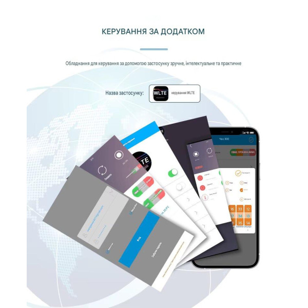 4G GSM контроллер DL2-WLTE-T на 2 канала (30А, контроль температуры) с мобильным приложением от WLTE