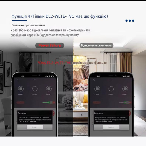 4G GSM контроллер DL2-WLTE-T на 2 канала (30А, контроль температуры) с мобильным приложением от WLTE