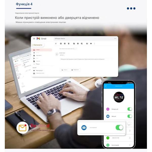 GSM 4G реле с охранным входом мобильным приложением и облачным сервисом от WLTE