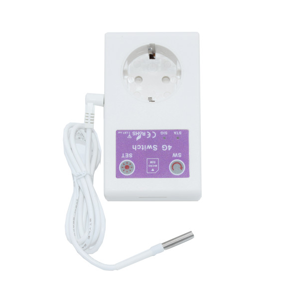 GSM 4G розетка на 16 Ампер з таймером, вимірюванням температури та акумулятором для контролю за мережою 220 В по SMS та підтримкою мобільного додатку від RUIENSi за 2165грн (код товару: GSM16-4G ) GSM 4G розетка на 16 Ампер з таймером, вимірюванням температури та акумулятором для контролю за мережою 220 В по SMS та підтримкою мобільного додатку від RUIENSi за 2165грн (код товару: GSM16-4G )