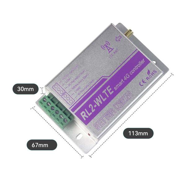 Двухканальное GSM 4G реле с мобильным приложением и облачным сервисом от WLTE
