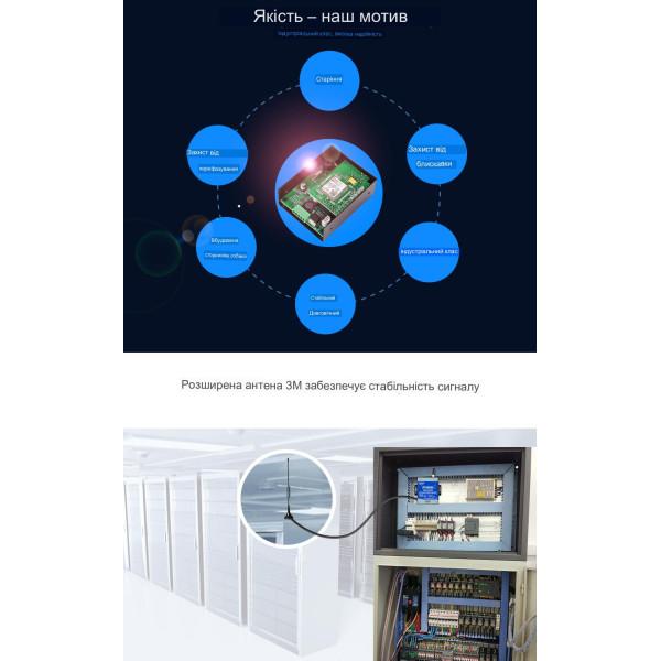 GSM контролер c датчиком температури + вологості і контролем живлення, тривожними дзвінками і SMS RTU5023 від KING PIGEON за 3095грн (код товару: RTU5023 )