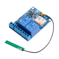 Двоканальне GSM реле по SMS (вимикач) UNV 9/12/24/30 Вольт на SIM800C і STM32 (Без корпусу) від RCMALL за 1010грн (код товару: UNV2 )