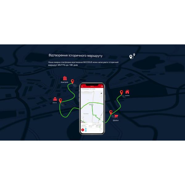 MV77G 4G GPS GNSS трекер-локатор реального времени для прикуривателя от MiCODUS