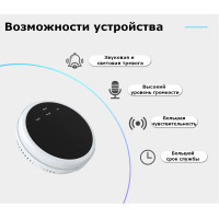 Беспроводной датчик газа по радио 433 МГЦ, с сиреной от EARYKONG