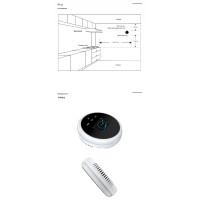 Бездротовий датчик газу і температури з контролем по WiFi з сиреною і LCD дисплеєм від EARYKONG за 995грн (код товару: WIFIGT+ )