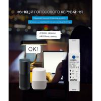 Wi-Fi вимикач з мониторингом напруги-струму та захистом від перенапруги, великого струму та потужності на Din рейку, 220В до 63А Tuya або SmartLife від TOMZN за 1045грн (код товару: DDS238-1-W1 )