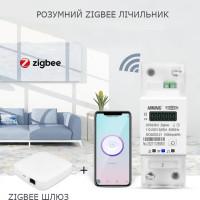 1-но фазний 2-полюсний високоточний малогабаритний Zigbee електролічильник з LCD дисплеєм на 220 Вольт 65 А Tuya (Smart Life) від TOMZN за 1365грн (код товару: DDS238-2Z )