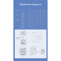 Выключатель нагрузки DC TOMZN 4P (4-х полюсный) 1200(1500)Вольт 32(40)А для солнечных систем с внешней поворотной рукояткой от TOMZN