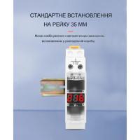 Вольтметр від 40 до 500 вольт з LED дисплеєм на DIN рейку від TOMZN за 165грн (код товару: TO-1V )