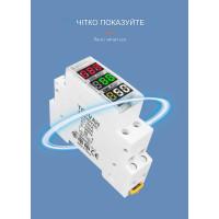 Однофазный измеритель напряжения тока и частоты AC 0-99Hz 100A 40-500В на Din-рейке 3 в 1 с цифровым дисплеем от TOMZN