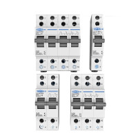 Ручной перекидной переключатель(рубильник) резерва на 1 фазу 2 полюса 220/230 Вольт до 80 Ампер на 3 положения (тип автомата) от TOMZN