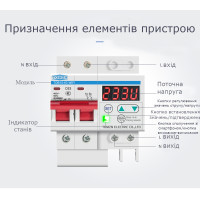 2-полюсный MCB автомат выключатель класса C с Wi-Fi и функцией защиты от перенапряжения/тока со светодиодным дисплеем на Din рейке 220В до 63А Ewelink (среда Sonoff) от TOMZN