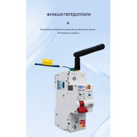 Автоматичний вимикач WIFI+RS485 1P+N 220/230V AC 1-63A V-I-Hz-kW-kWh-℃ з Захистом від короткого замикання OVP UVP OCP від TOMZN за 2065грн (код товару: TOB1S-63-1P )