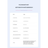 Автоматичний вимикач WIFI+RS485 1P+N 220/230V AC 1-63A V-I-Hz-kW-kWh-℃ з Захистом від короткого замикання OVP UVP OCP від TOMZN за 2065грн (код товару: TOB1S-63-1P )