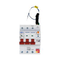 Автоматичний вимикач  WIFI+RS485 3P+N 220/230V AC 1-63A V-I-Hz-kW-kWh-℃ з Захистом від короткого замикання OVP UVP OCP 