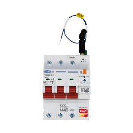 Автоматичний вимикач  WIFI+RS485 3P+N 220/230V AC 1-63A V-I-Hz-kW-kWh-℃ з Захистом від короткого замикання OVP UVP OCP 