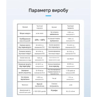 Интелектуальный WiFi выключатель TOMZN TOB9-50LW 1P+N, 12-в-1, 63А, защита от перенапряжения/перегрева, с датчиком температуры от TOMZN