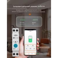 WIFI выключатель-реле с мониторингом напряжения и тока на DIN рейку 220В до 63A для Tuya или Smart Life от TOMZN