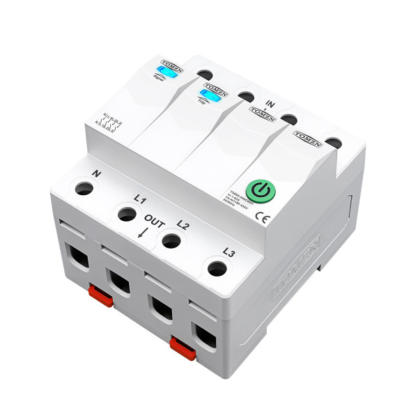 Дистанційне WiFi реле відключення 4P 3*220/230V 63A 50/60Гц на DIN-рейку нейтраль комутована TUYA (SmartLife) від TOMZN за 1495грн (код товару: TOB9S-63NCWIFI )