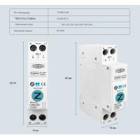 1-но фазный Zigbee выключатель-реле с мониторингом напряжения мощности (счётчик) таймером на DIN рейку 220В до 63A для Tuya или Smart Life от TOMZN