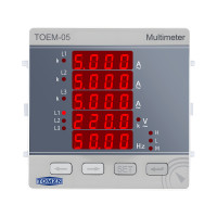 Многофункциональный трехфазный мультиметр TOMZN (V-I-Hz), AC/DC 85-265V, 3P4L с защитным паролем от TOMZN