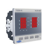 Мультиметр цифровой трехфазный TOMZN TOEM-06 (V-I-Hz, AC 450V, 5A, 3P4L)