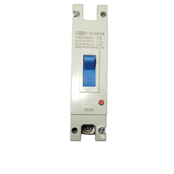 1-полюсный DC модульный автоматический солнечный выключатель постоянного тока 125A 150A 160А 200A или 250A MCCB до 250 Вольт от TOMZN 1-полюсный DC модульный автоматический солнечный выключатель постоянного тока 125A 150A 160А 200A или 250A MCCB до 250 Вольт от TOMZN