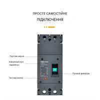 2-полюсный DC модульный автоматический солнечный выключатель постоянного тока до 1500 Вольт 300A 350A 400A от TOMZN