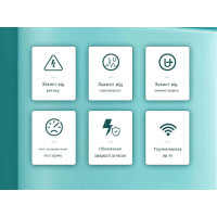 Реле защиты от перенапряжений/токов с ваттметром и WiFi на 220/230 Вольт 100 А с измерением температуры NTC приложение Tuya (Smart Life) от TOMZN