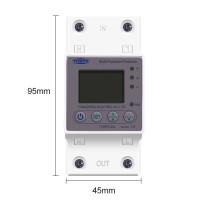 1-но фазний 2-полюсний електролічильник з LCD дисплеєм з підсвітленням та захистом від наднапруги та надструму на 220 Вольт до 63 або 80 Ампер від TOMZN за 745грн (код товару: TOMPD-63L )