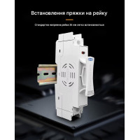 Держатель солнечных фотоэлектрических предохранителей постоянного тока с подсвечиванием до 50 Ампер DC PV 1500В 10x85 та 14x85 мм от TOMZN Держатель солнечных фотоэлектрических предохранителей постоянного тока с подсвечиванием до 50 Ампер DC PV 1500В 10x85 та 14x85 мм от TOMZN