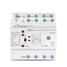 TOQ6-63/4P 220/230В 4-х полюсний автомат-перемикач введення резерву для генератору/мережею