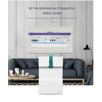 TOQ6-63PV/2P 220/230В 2-х полюсный автомат-переключатель ввода резерва для инвертора солнечных панелей от TOMZN
