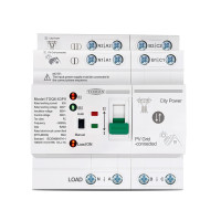 TOQ6-63PV/4P 220/230В 4-х полюсный автомат-переключатель ввода резерва для инвертора солнечных панелей от TOMZN