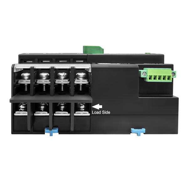 TOQ7-125PV/4P 220/230В 4-х полюсный 3-х фазный автомат переключатель ввода резерва АВР ATS до 125А для инвертора солнечных панелей от TOMZN TOQ7-125PV/4P 220/230В 4-х полюсный 3-х фазный автомат переключатель ввода резерва АВР ATS до 125А для инвертора солнечных панелей от TOMZN