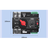 Умный Автоматический переключатель резервного питания для генератора АВР TOQ7e WIFI 2P 125A eWeLink (среда Sonoff) от TOMZN