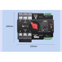Умный Автоматический переключатель резервного питания для генератора АВР TOQ7e WIFI 3P 125A eWeLink (среда Sonoff) от TOMZN Умный Автоматический переключатель резервного питания для генератора АВР TOQ7e WIFI 3P 125A eWeLink (среда Sonoff) от TOMZN