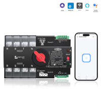 Розумний Автоматичний перемикач резервного живлення для генератора АВР TOQ7e WIFI 4P 125A eWeLink (середовище Sonoff) від TOMZN за 2495грн (код товару: TOQ7e-125/4P )