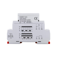 Циклическое реле времени TORT7-S1 (16A): Асимметричный таймер на DIN-рейку от TOMZN