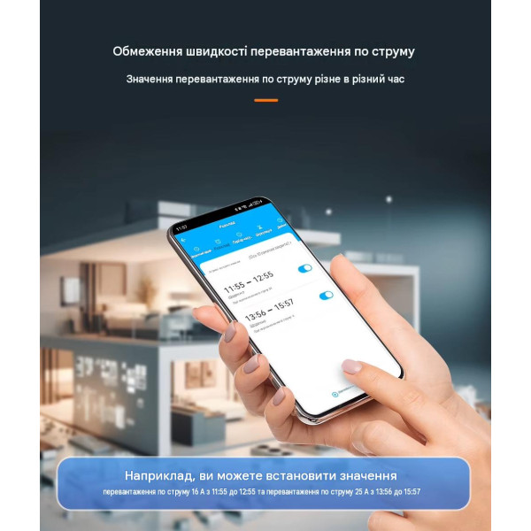 Wi-Fi счетчик энергии с экраном TOVA-63T (63A) Tuya Smart и защитой от утечки тока от TOMZN
