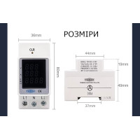 Счетчик потребляемой мощности, с мониторингом тока и напряжения на DIN рейке 5 в 1 220/230В до 100А с цветным экраном от TOMZN Счетчик потребляемой мощности, с мониторингом тока и напряжения на DIN рейке 5 в 1 220/230В до 100А с цветным экраном от TOMZN
