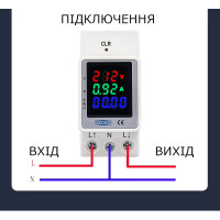 Счетчик потребляемой мощности, с мониторингом тока и напряжения на DIN рейке 5 в 1 220/230В до 100А с цветным экраном от TOMZN Счетчик потребляемой мощности, с мониторингом тока и напряжения на DIN рейке 5 в 1 220/230В до 100А с цветным экраном от TOMZN