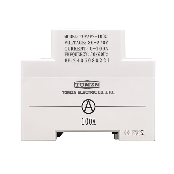 Счетчик потребляемой мощности, с мониторингом тока и напряжения на DIN рейке 5 в 1 220/230В до 100А с цветным экраном от TOMZN Счетчик потребляемой мощности, с мониторингом тока и напряжения на DIN рейке 5 в 1 220/230В до 100А с цветным экраном от TOMZN