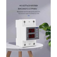 Реле напряжения и тока TOVPD1-63B (63A) с регулировкой и дисплеем на DIN-рейку от TOMZN