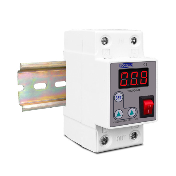 Реле защиты от перегрузки с автоматическим восстановлением до 63A на DIN-рейке от TOMZN Реле защиты от перегрузки с автоматическим восстановлением до 63A на DIN-рейке от TOMZN