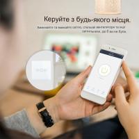 Настенный дистанционный сенсорный WIFI+Радио 433 Мгц выключатель диммером и подсветкой на 220 Вольт приложение Tuya або SmartLife от MINITIGER