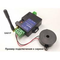 GA01P GSM контролер для сигналізації по SMS з сиреною і акумулятором, контролем живлення від WAFER за 1145грн (код товару: GA01P )